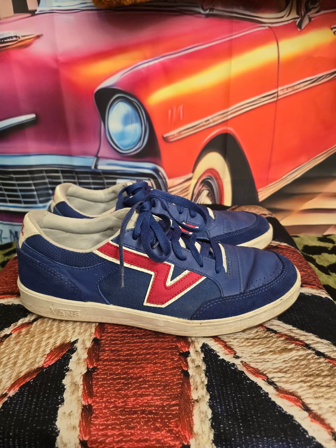 반스 로우랜드 CC '레트로 스포츠  네이비 레드' 스니커즈 상품이미지3