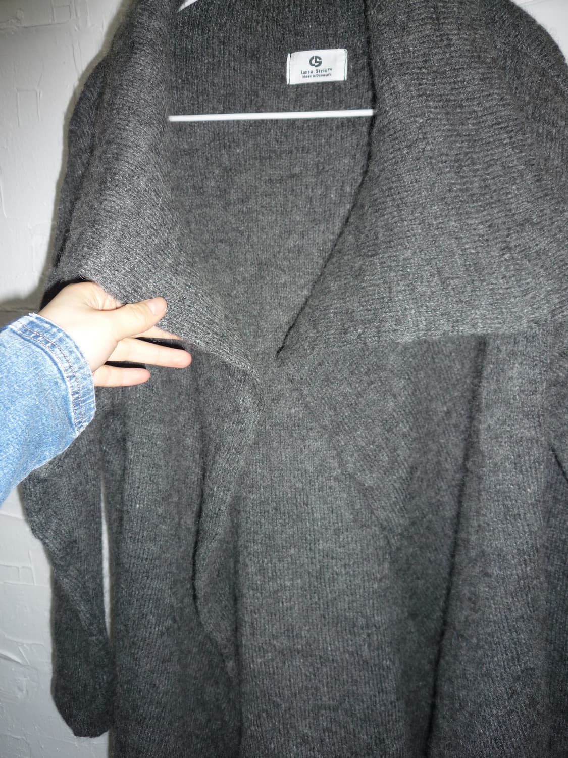charcoal open coat 상품이미지7