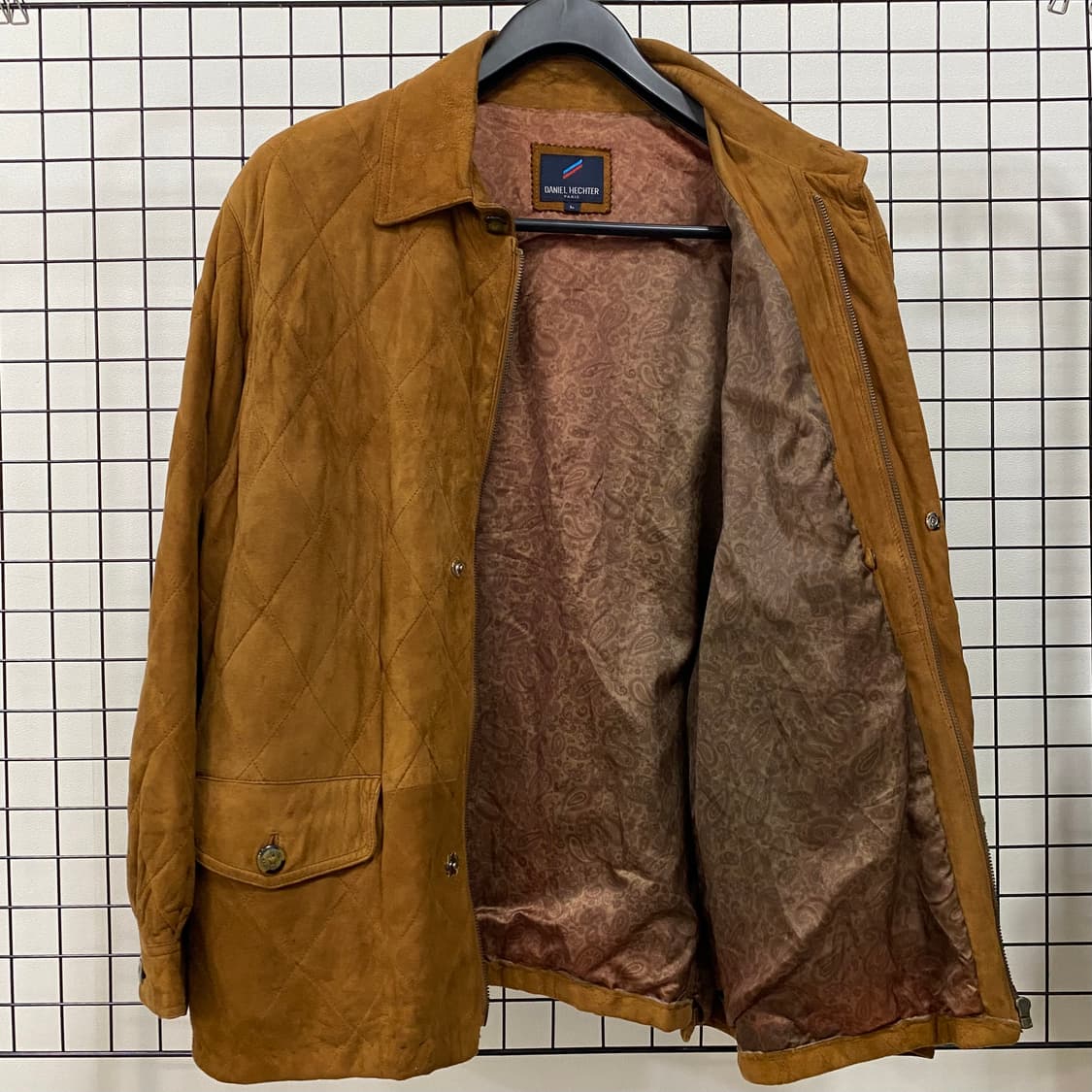 90s 빈티지 양가죽 퀼팅 자켓 상품이미지7