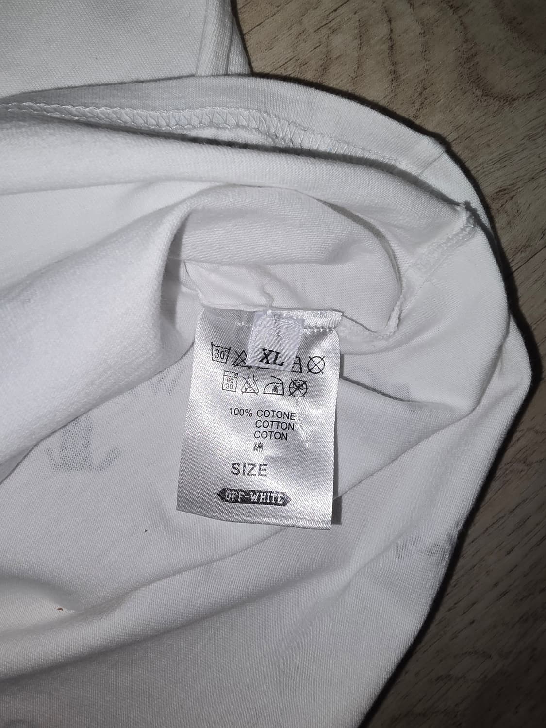 오프화이트 로고 반팔 18-19년도 제품 상품이미지5