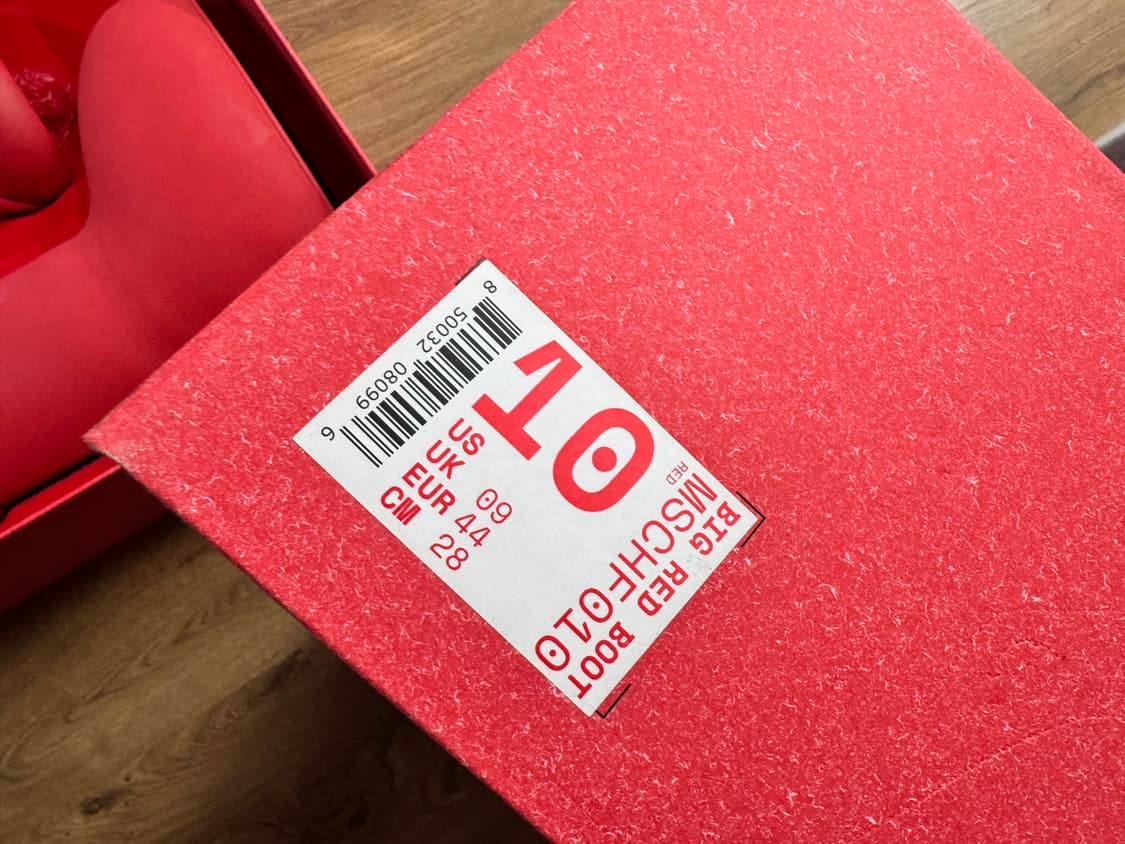 미스치프 빅 레드 부츠 (아톰부츠) 상품이미지5