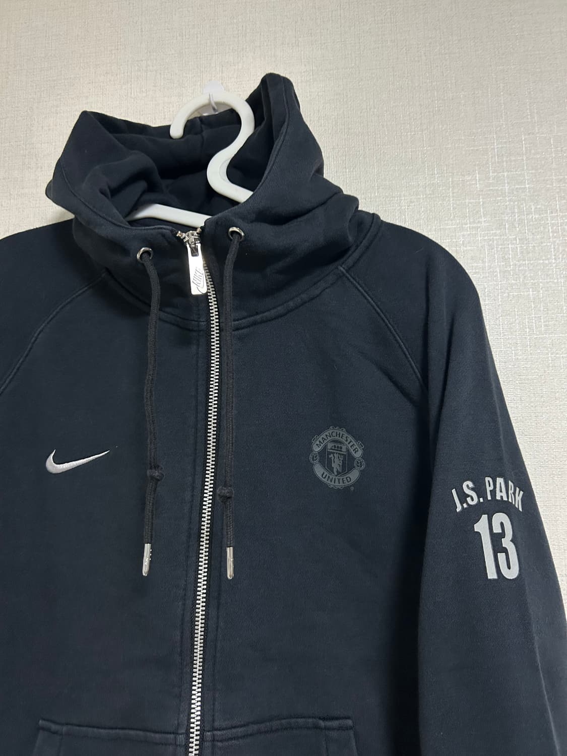 나이키 맨체스터 유나이티드 맨유 박지성 후드집업 블랙 M 상품이미지6