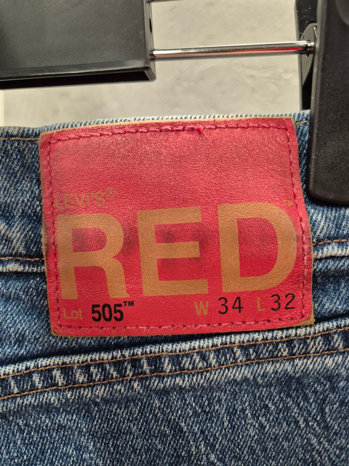 리바이스 RED 505 청바지 W34 L32 상품이미지4