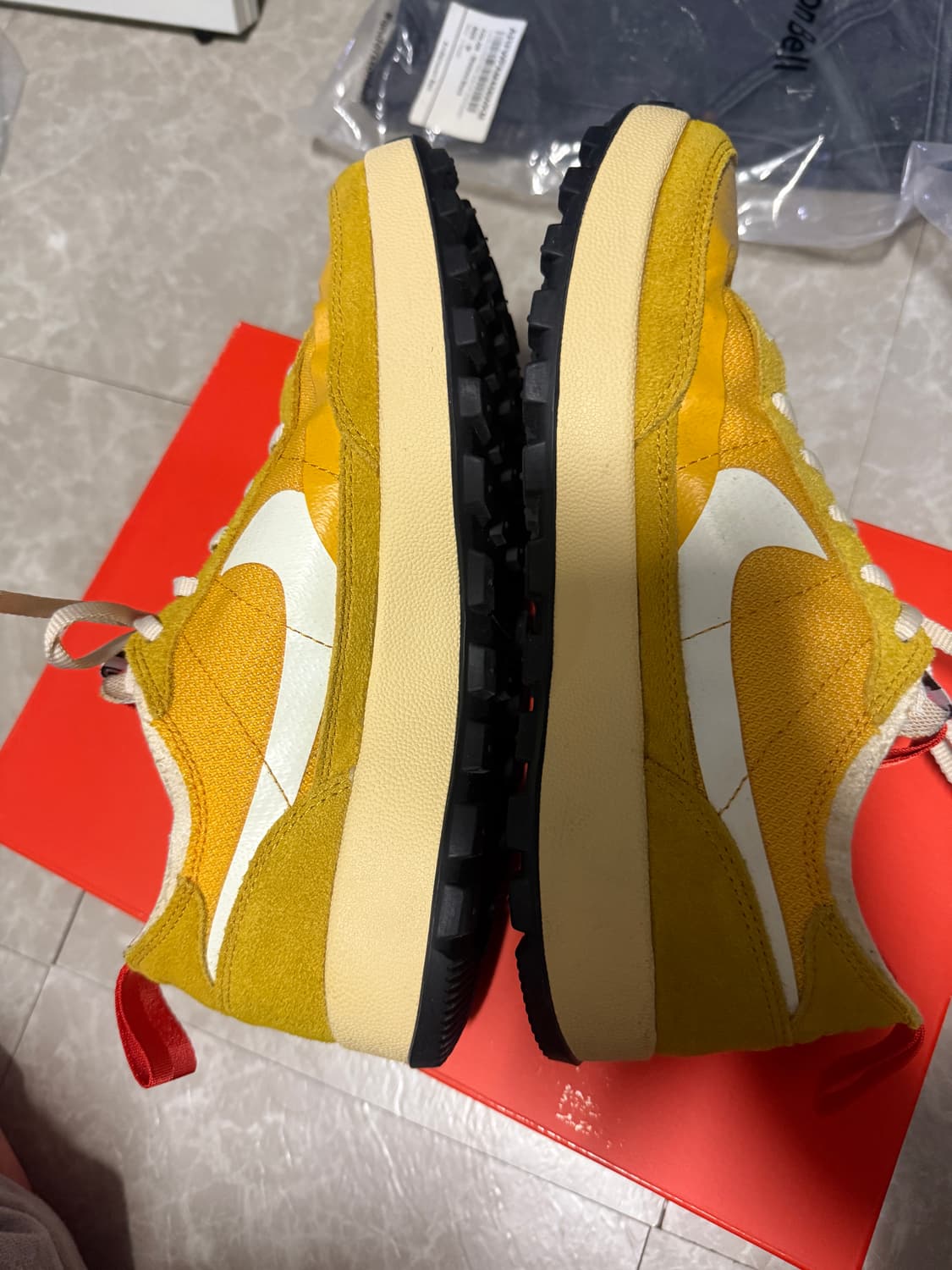 270사이즈 나이키 톰삭스 제너럴 퍼포즈 슈 아카이브 옐로우 상품이미지3