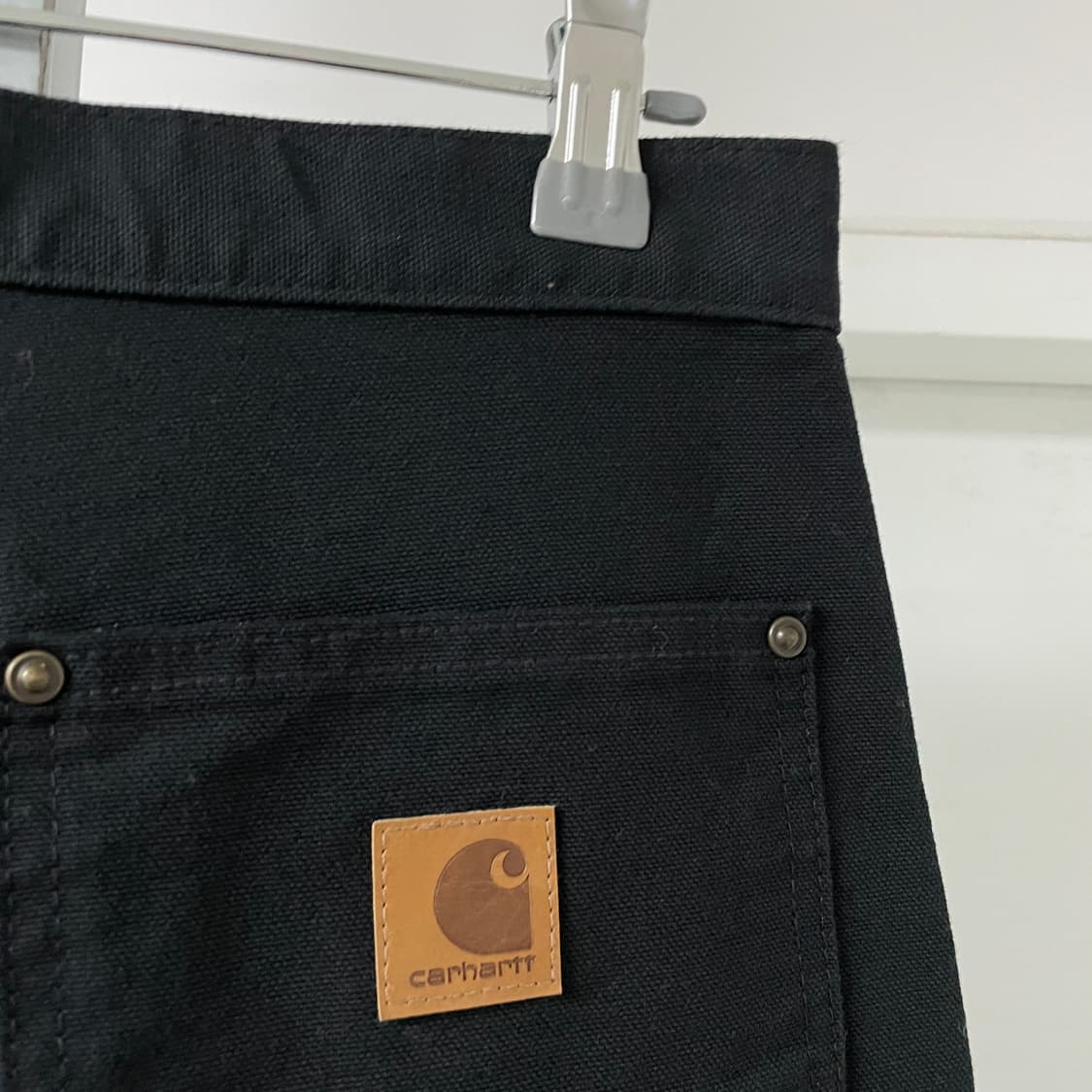 칼하트 블랙 더블니 팬츠 28X34 상품이미지4