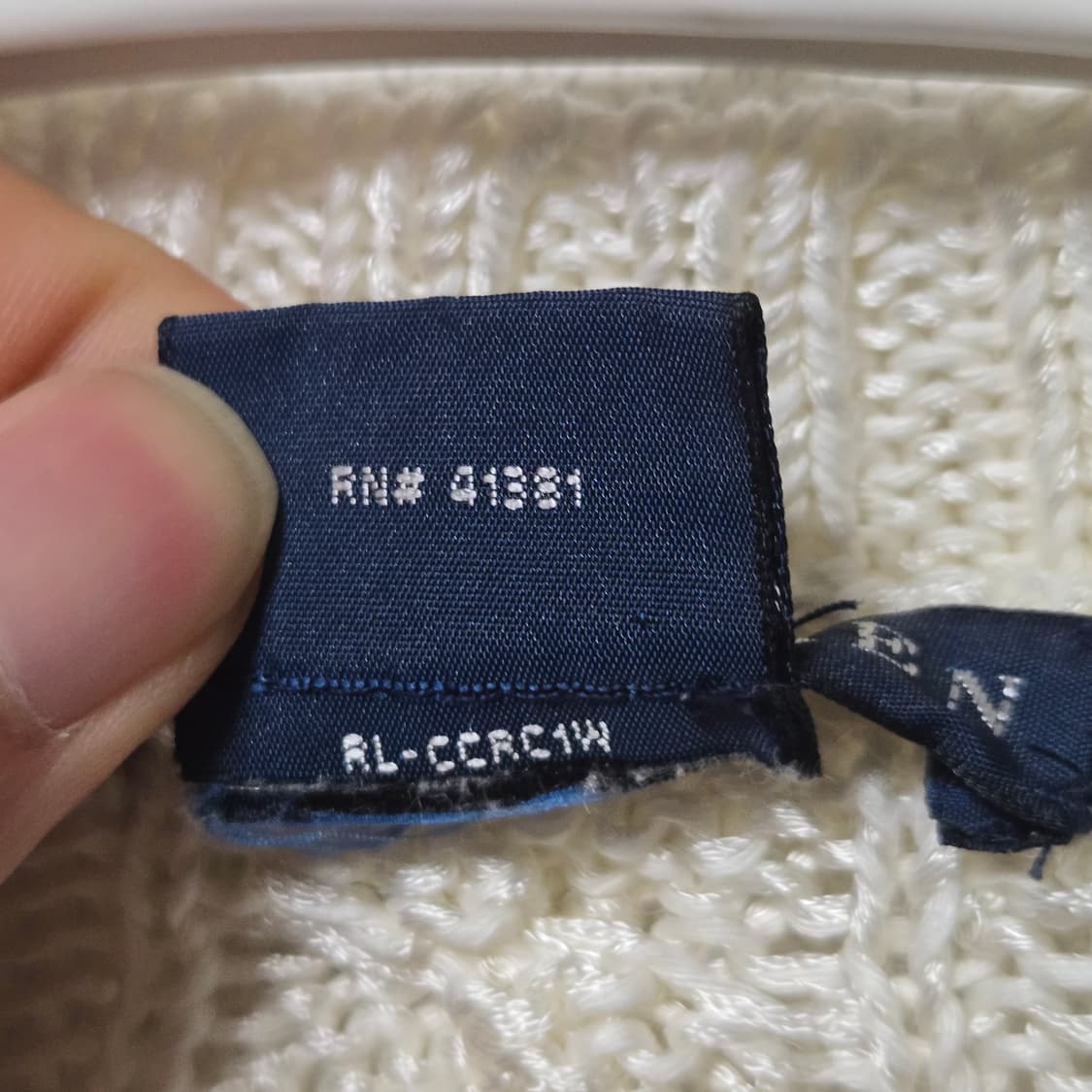 랄프로렌 린넨 브이넥 니트 상품이미지5