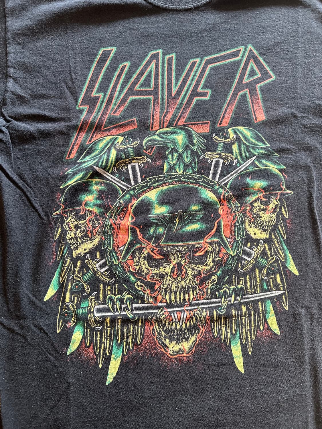 메탈의 전설! SLAYER 슬레이어 오피셜 밴드티 - M 상품이미지3