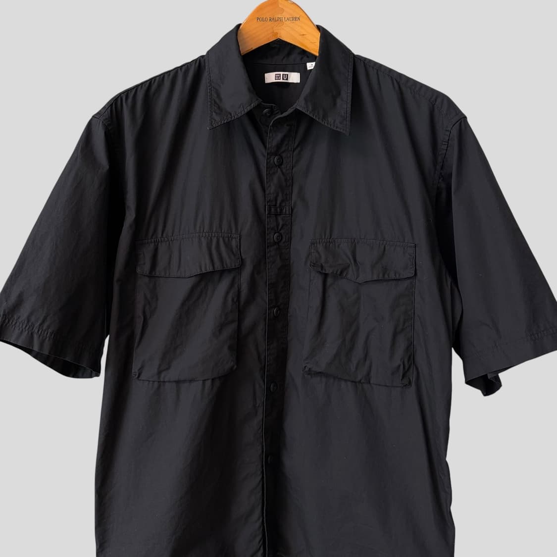 (M)유니클로U 유틸리티 오버사이즈 반팔셔츠 상품이미지2