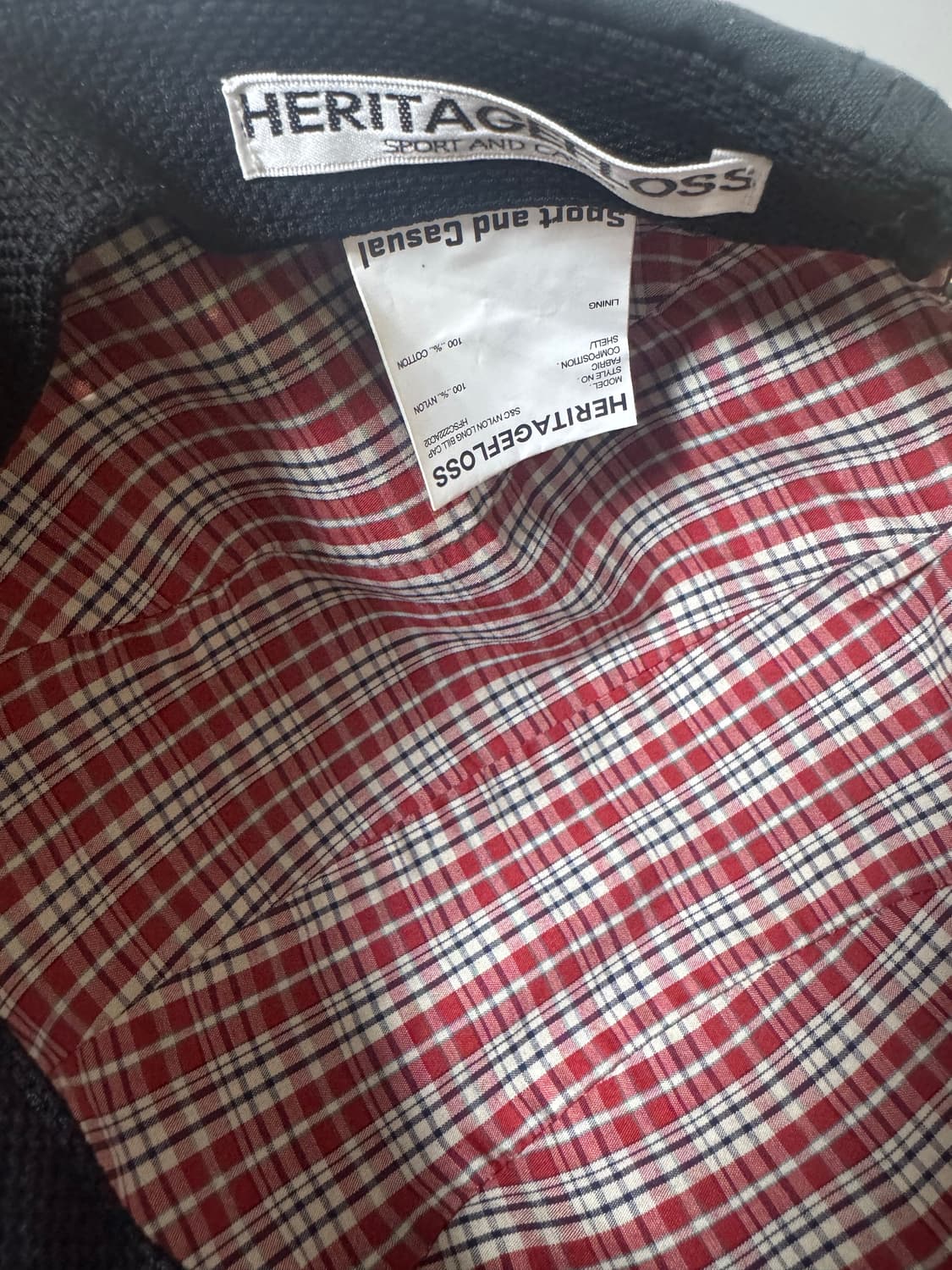 헤리티지플로스 롱빌캡 블랙 상품이미지3