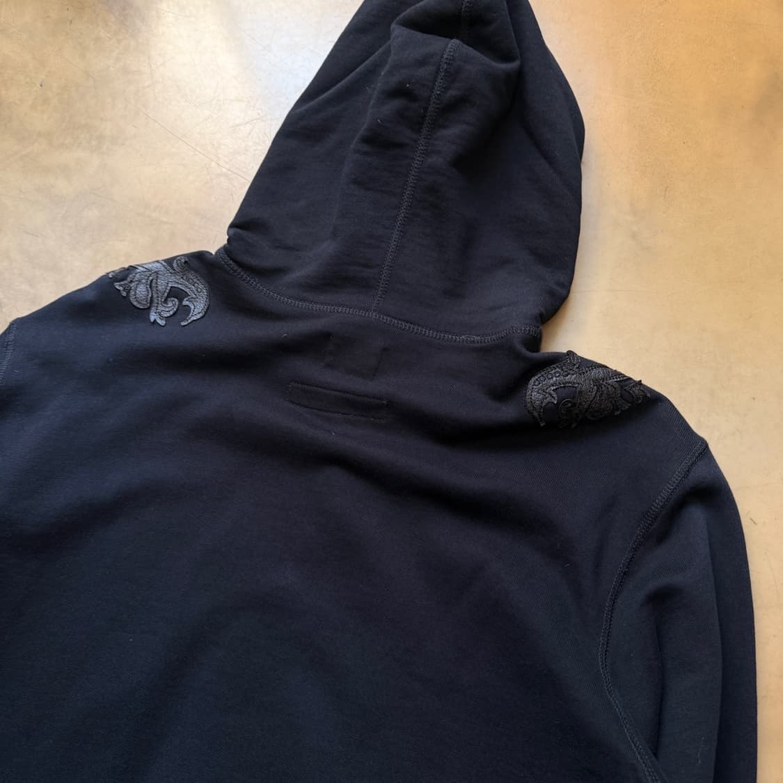 디젤 페이크 레더 트리밍 후드 집업 상품이미지8