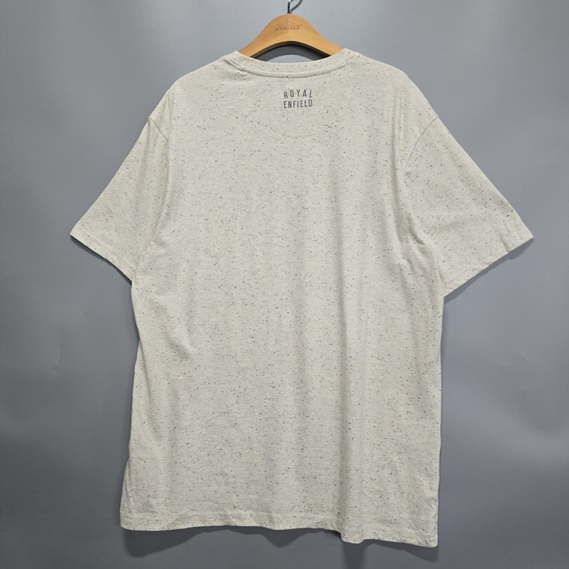 새제품) 로얄엔필드(ROYAL ENFIELD) 로고 반팔 티셔츠 3XL 상품이미지3