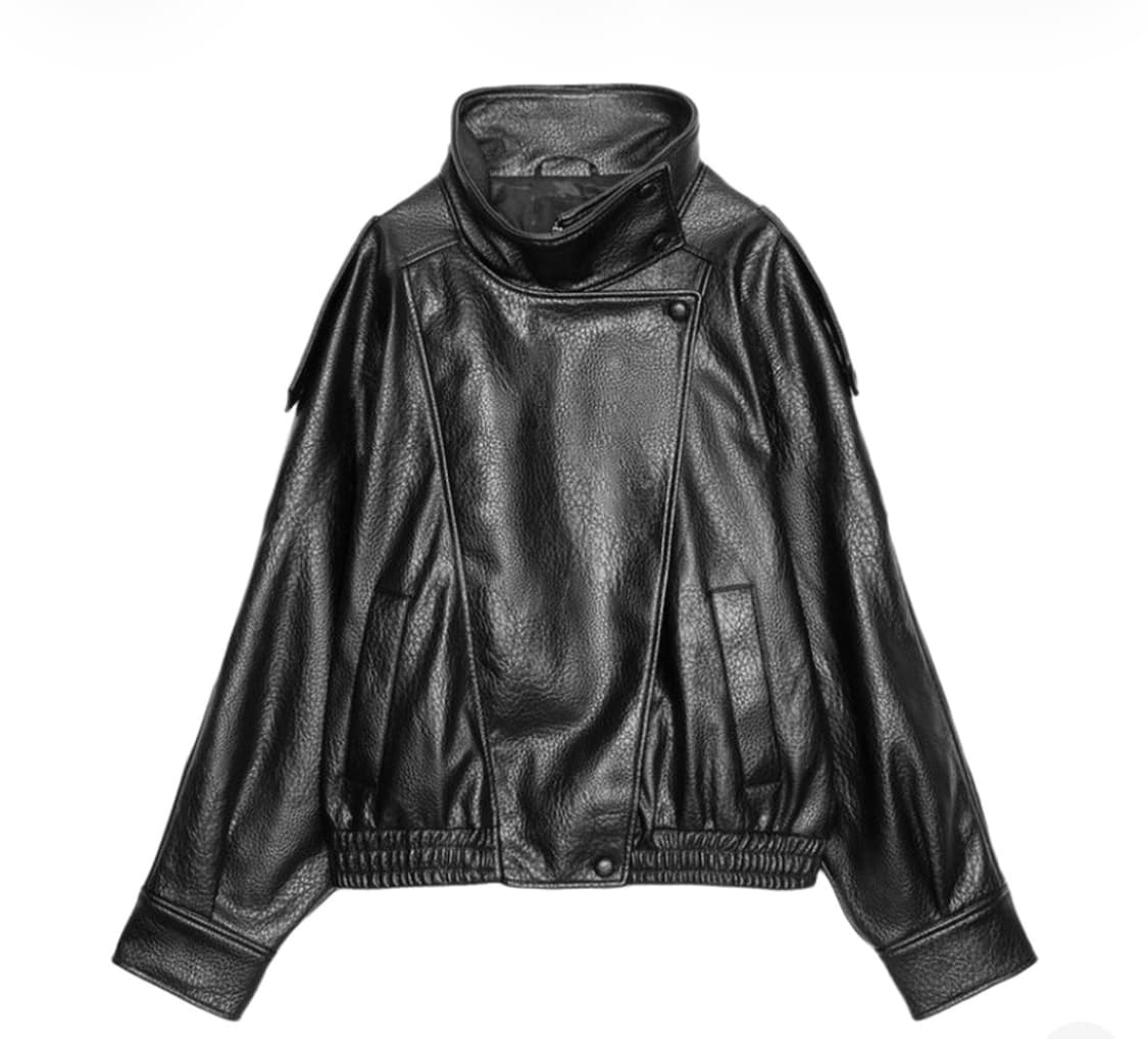 자라 레더 블랙 S 상품이미지1