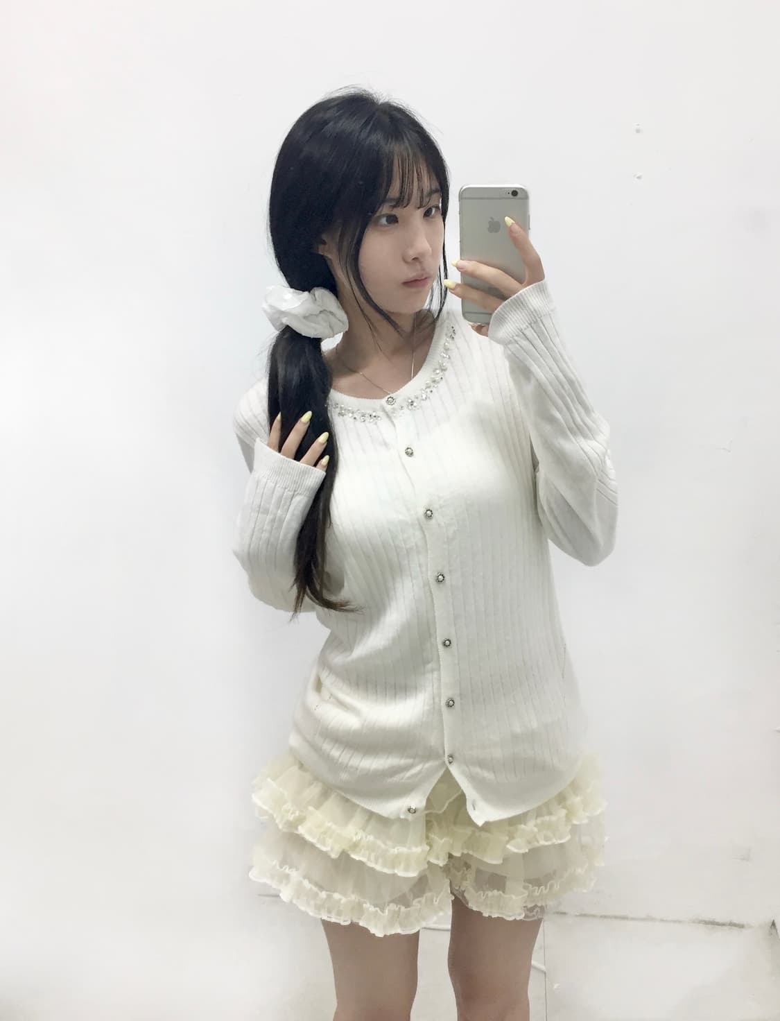 히메갸루 큐빅 달천깔 가디건 상품이미지1