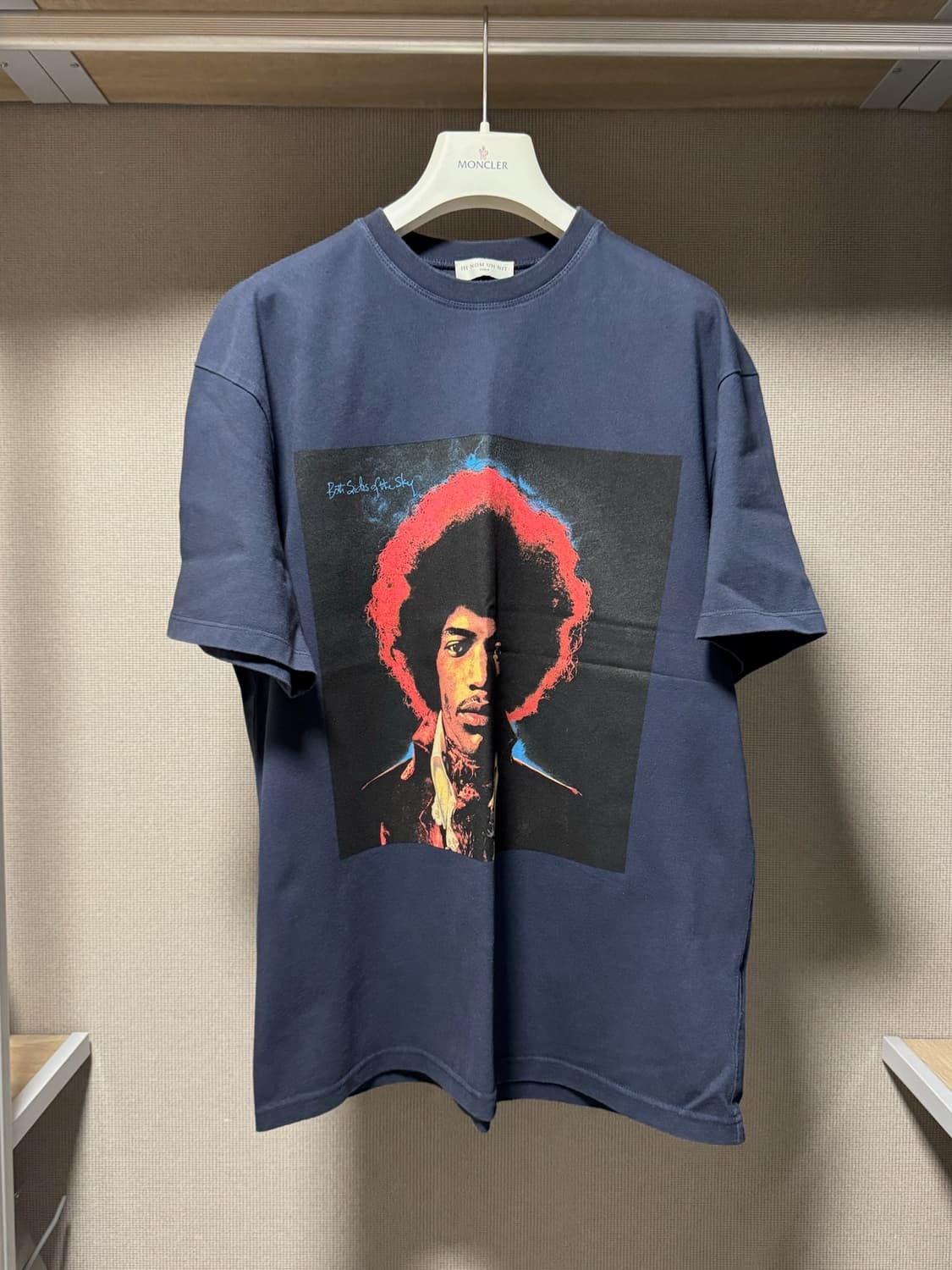 이놈어닛 프린트 반팔 티셔츠 네이비 S 상품이미지1