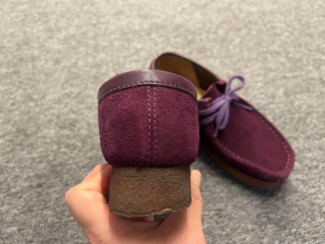 [240] 클락스 스웨이드 월라비 퍼플 레이스 UK5D  상품이미지5