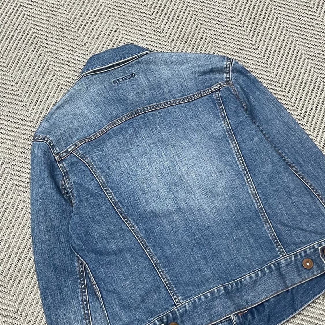 글로벌워크 투포켓 데님 자켓 v0080 상품이미지4