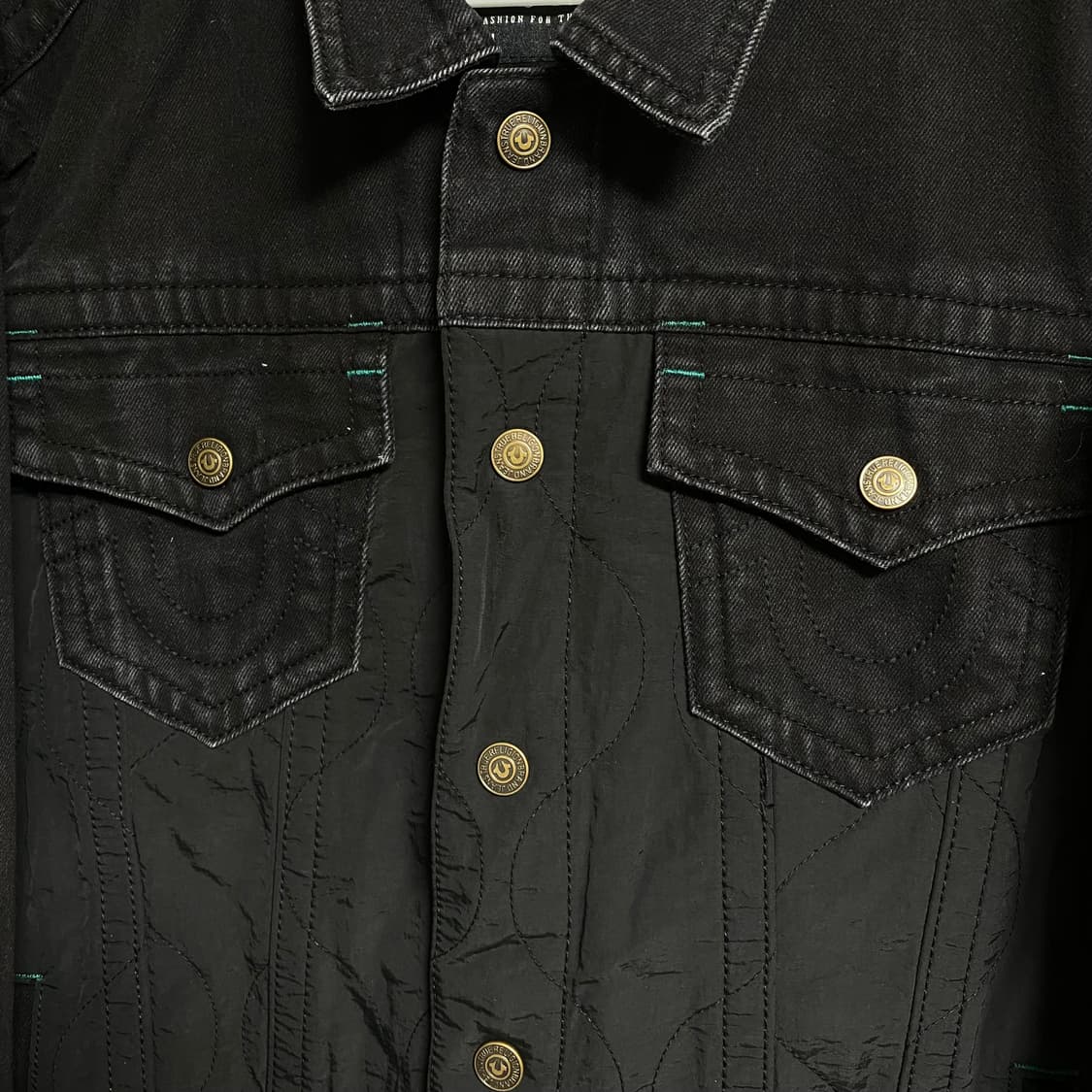 트루릴리전 트러커 자켓 블랙 L 상품이미지3