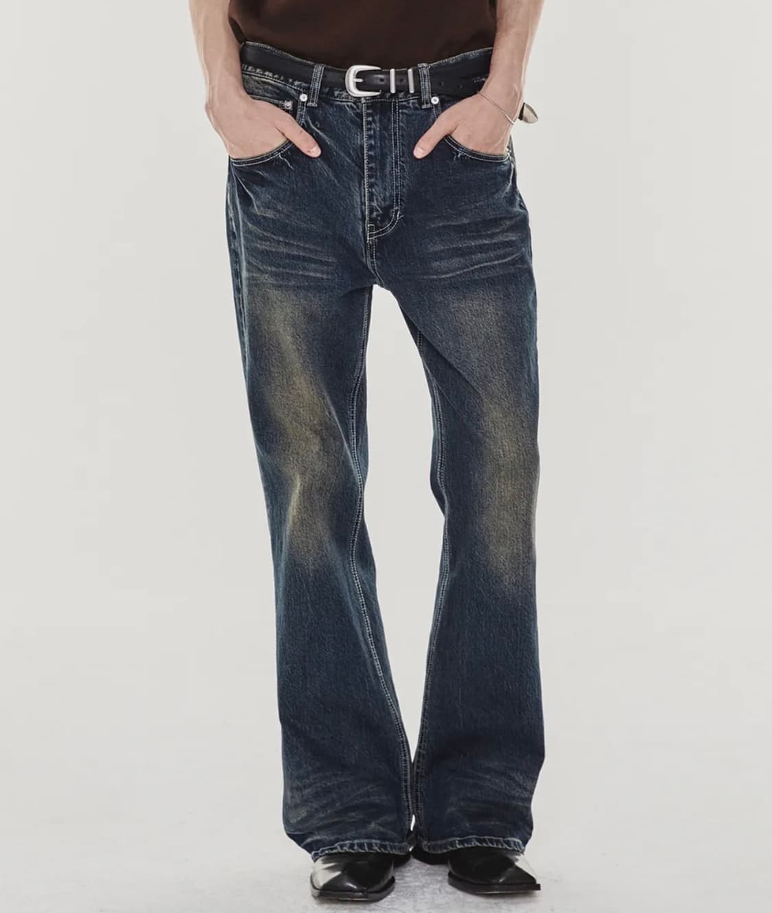 기철 DARK EYE BOOT CUT JEANS (INDIGO) 상품이미지4