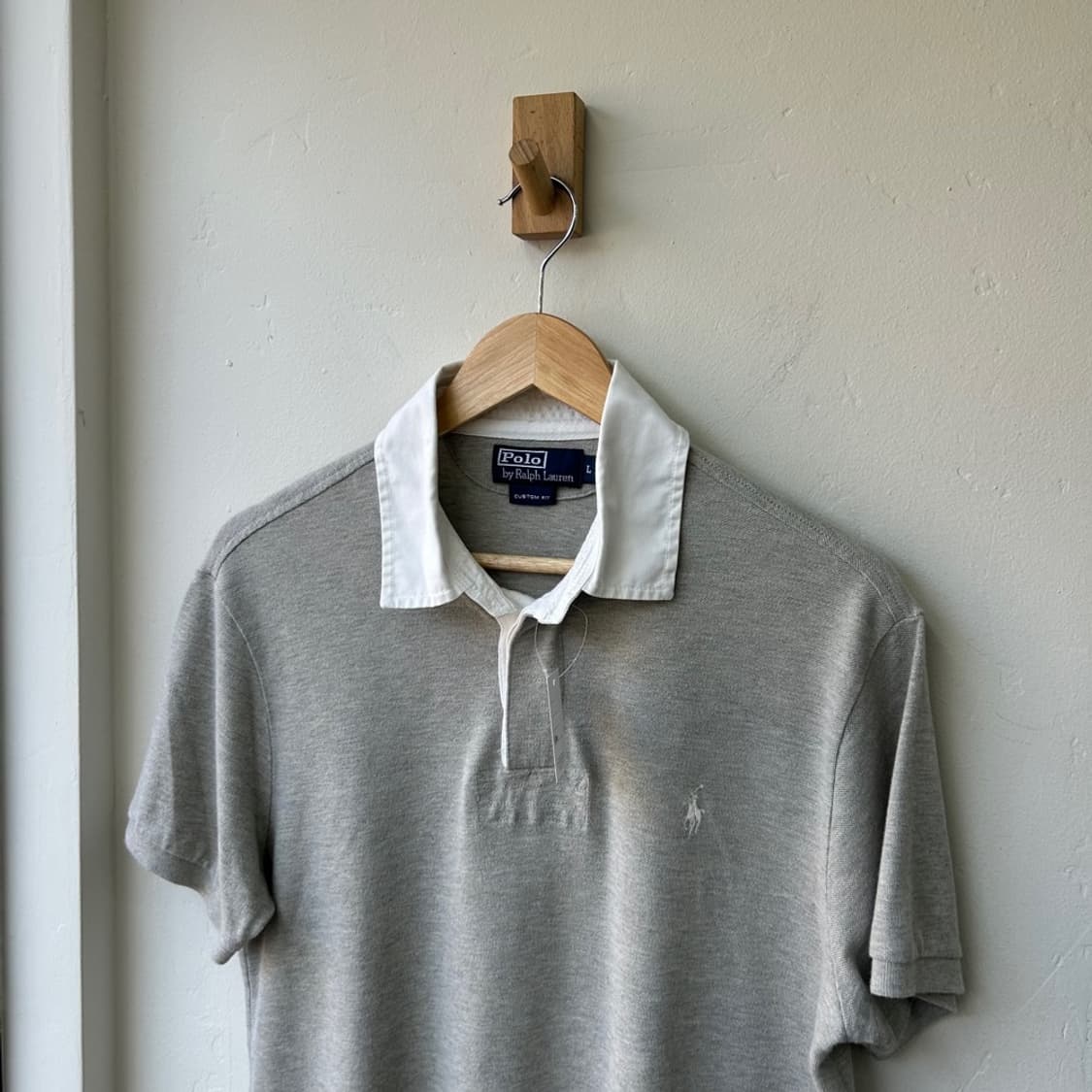 16547 - 폴로 랄프로렌 그레이 반팔 럭비티 상품이미지1