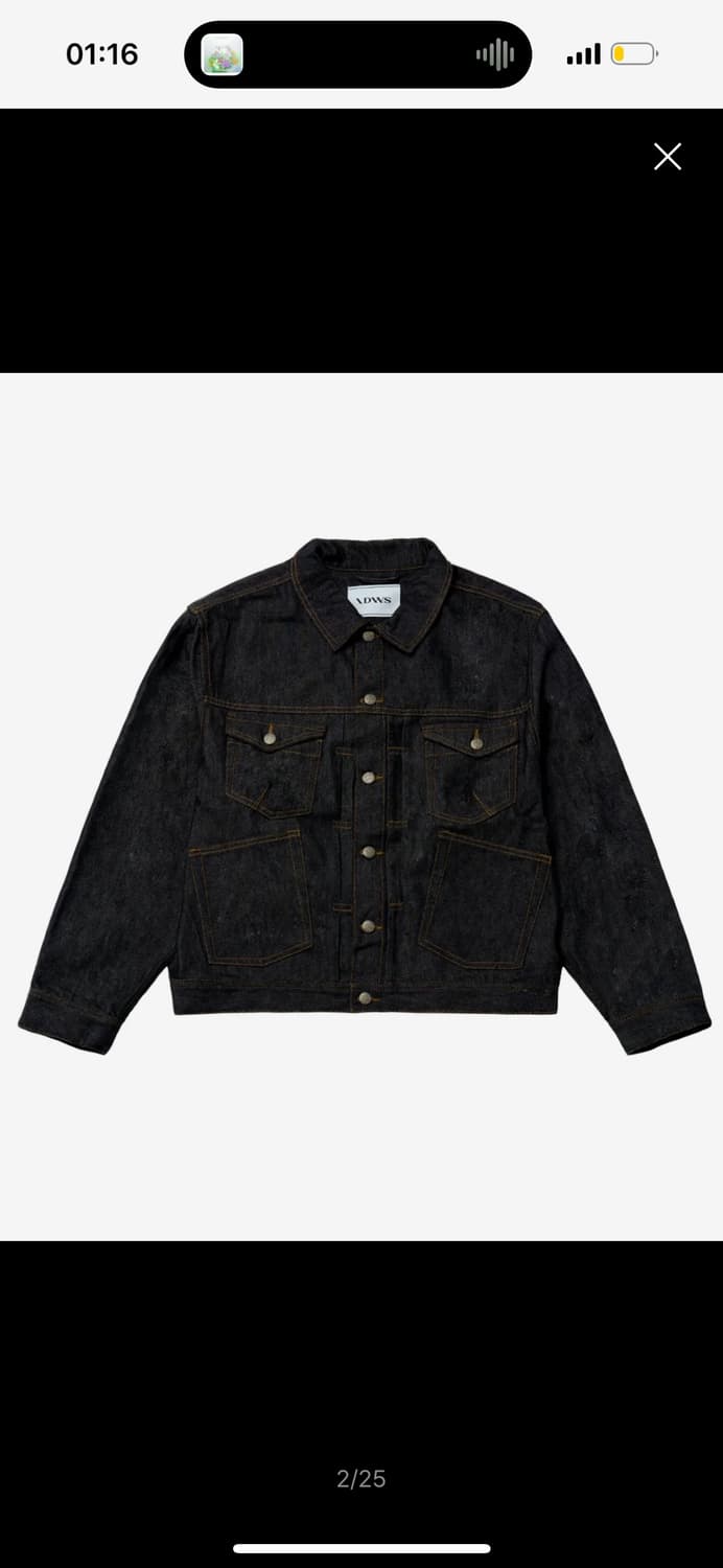 아이돈워너셀 Bolly Raw Denim Jacket Indigo 상품이미지2