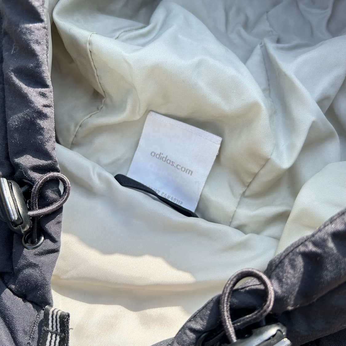 아디다스 (ADIDAS) 빅로고 후드 바람막이 패딩 상품이미지6