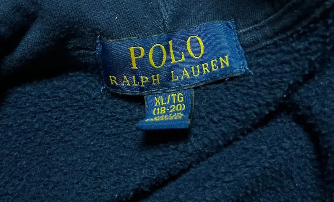 폴로 남색 후드집업 상품이미지3