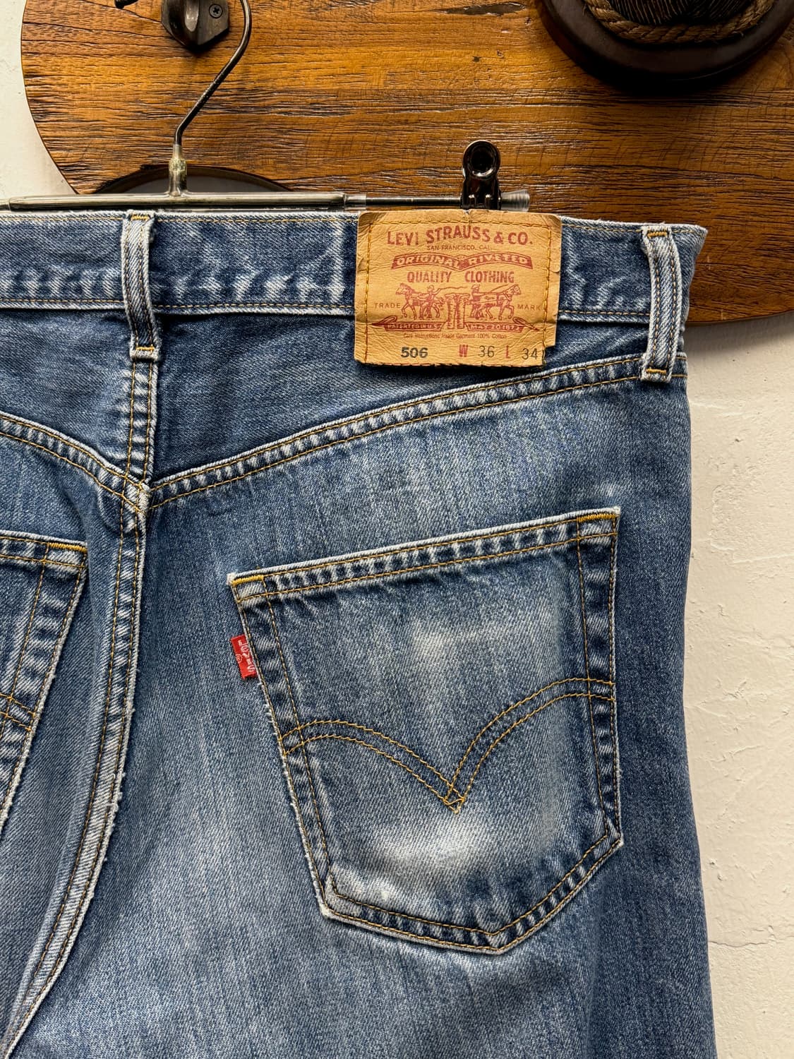 90s Levi's 506 Straight Denim Pants 상품이미지3