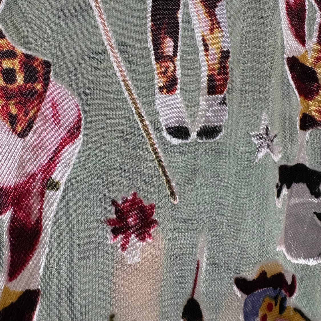 DIESEL 디젤 실크 패턴 블라우스  상품이미지8