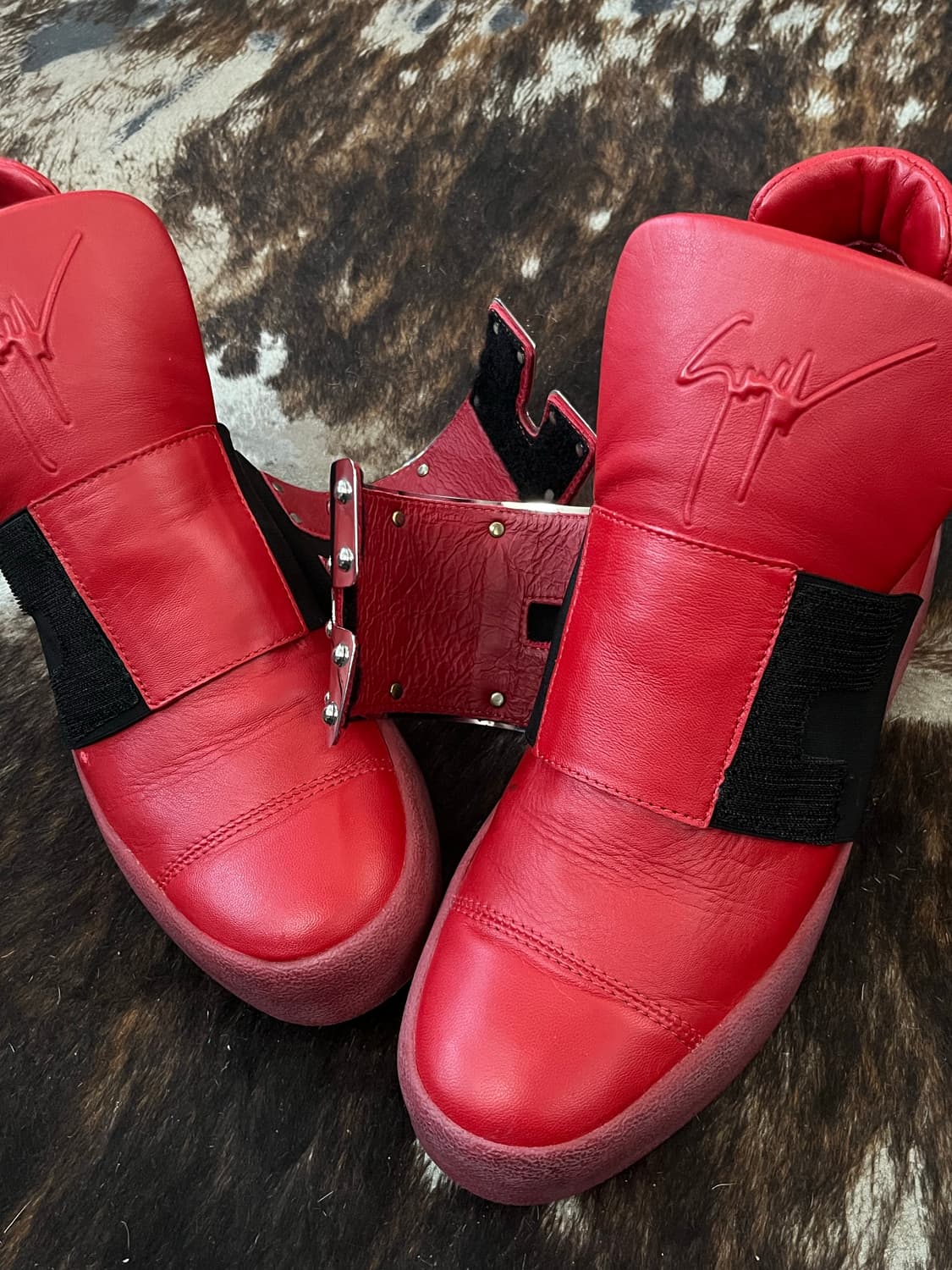 Giuseppe Zanotti Leather High Top Shoes 상품이미지7