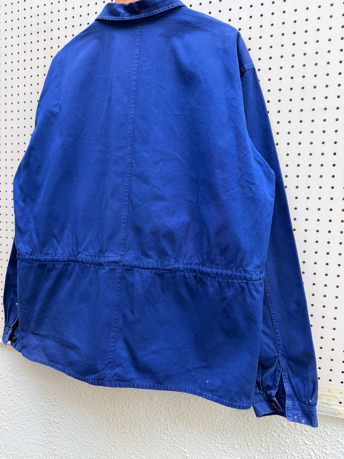 OLD VINTAGE DARK BLUE PAINTED 프렌치워크자켓 상품이미지8
