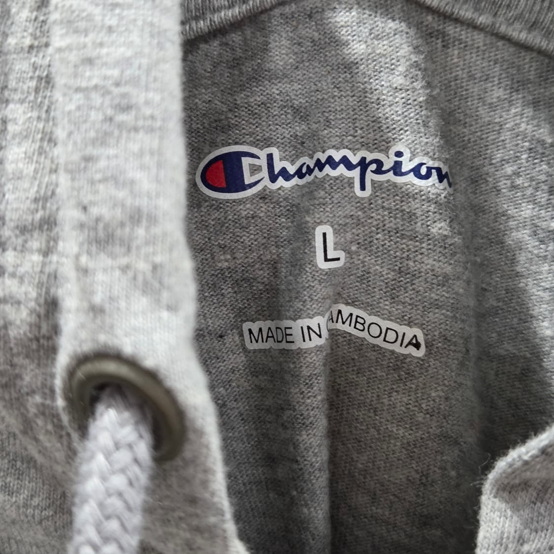 챔피온 스펠로고 프린팅 후드 롱슬리브 L 상품이미지3