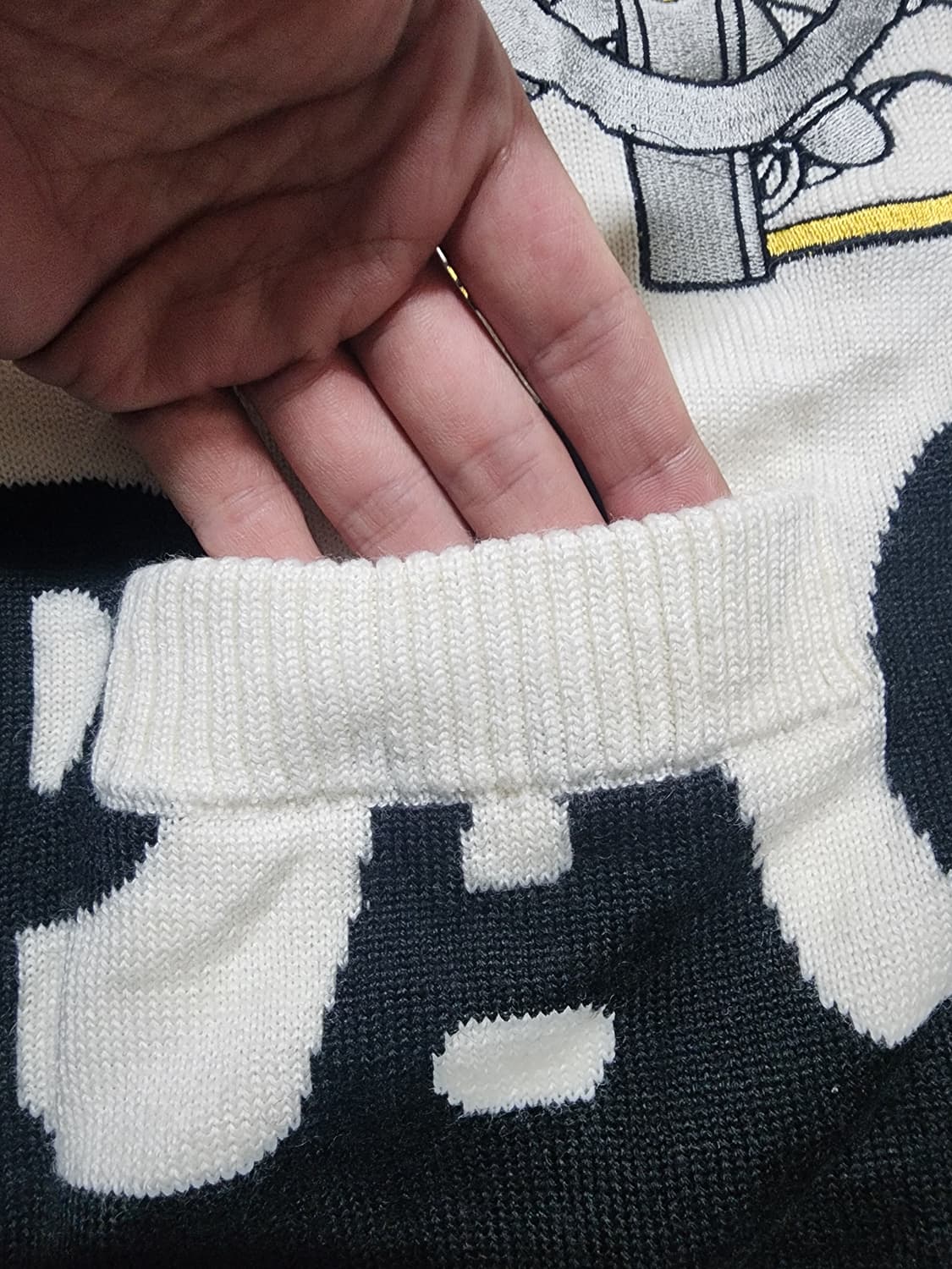 PAGELO 캐릭터 울 니트 집업 조끼 베스트 상품이미지8