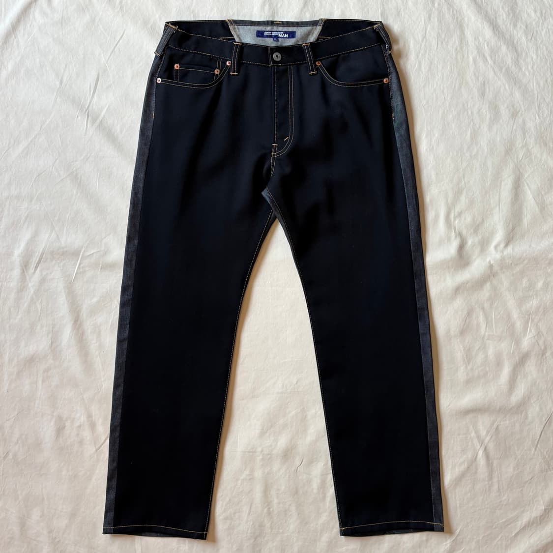 [33] 준야 와타나베 꼼데가르송 신치백 울 셀비지 데님 상품이미지1