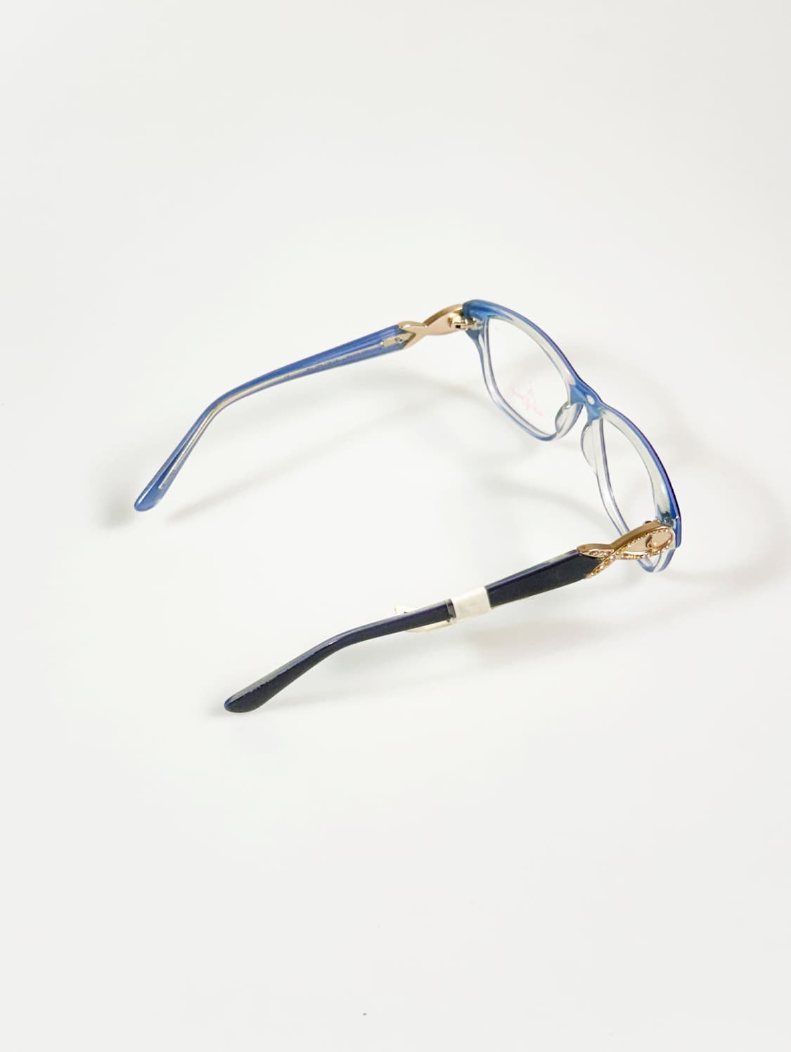 BABY PHAT 블루 뿔테 스퀘어 프레임 빈티지 안경 상품이미지4