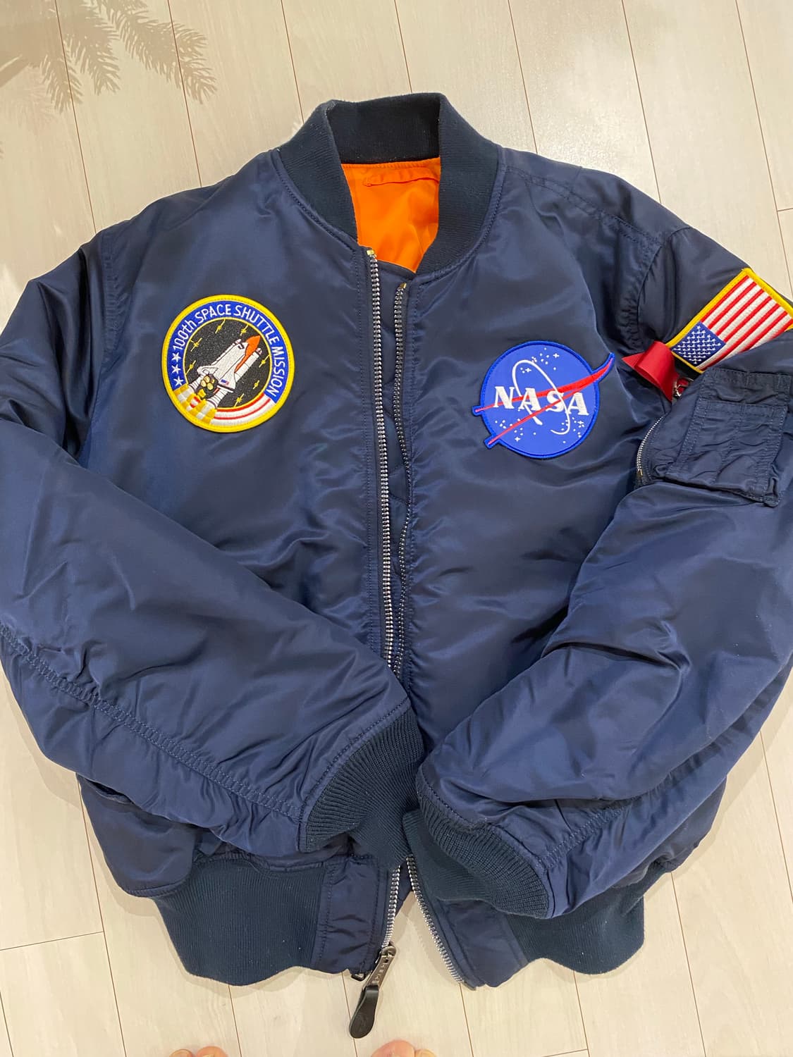 알파인더스트리 ma-1 nasa M(105) 상품이미지1