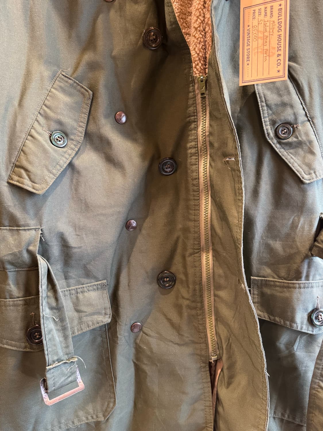 90s Italian Army Parka 상품이미지5