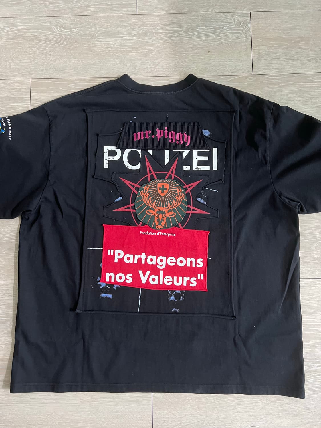 [S] 베트멍 러시아 패치 반팔 티셔츠 상품이미지2