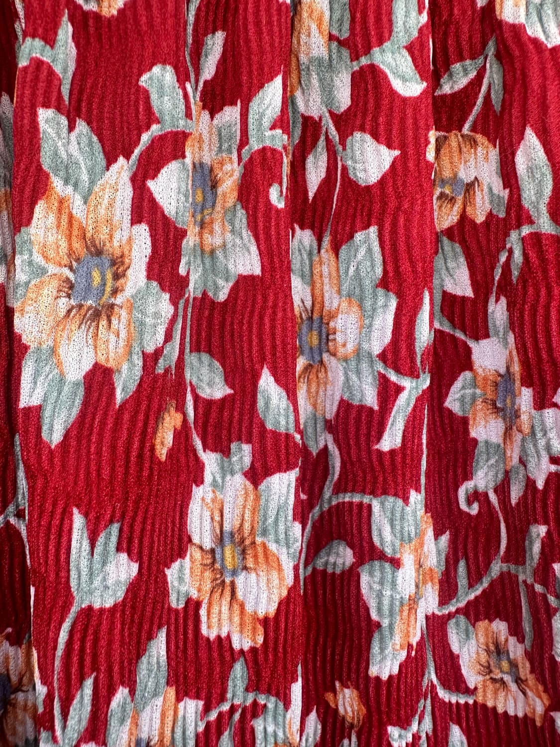 로맨틱 빈티지 플로럴 미디 원피스 상품이미지5