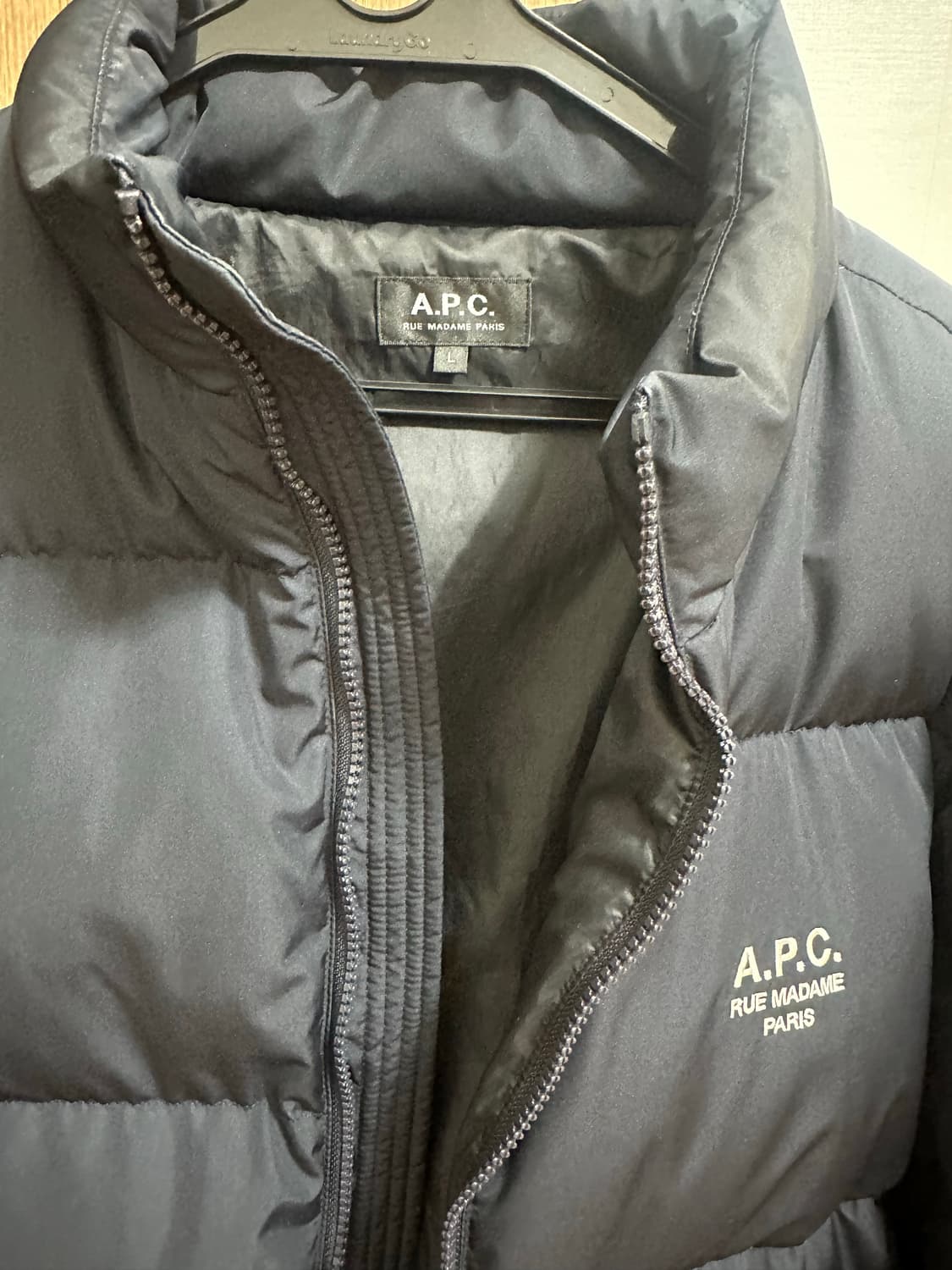 A.P.C. 다운 패딩 L 다크네이비 상품이미지3