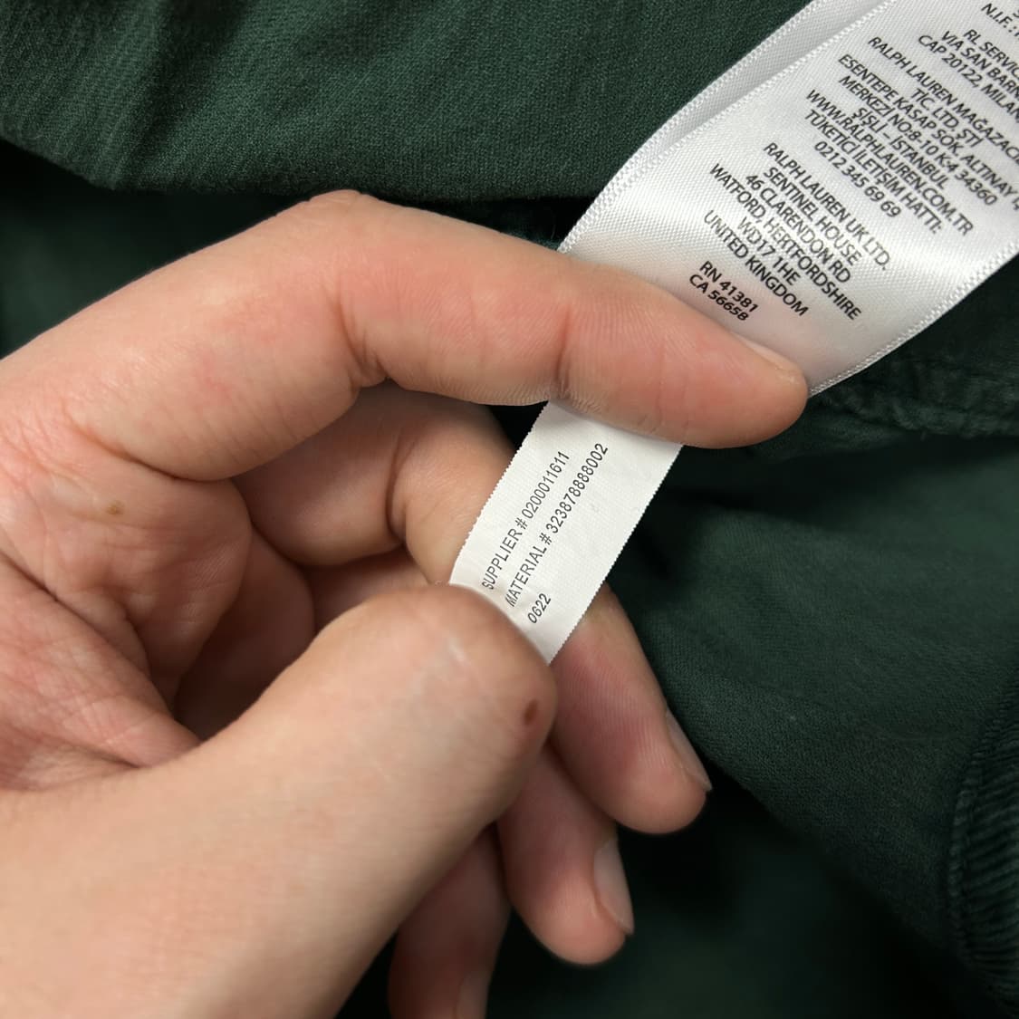 폴로 그린 코듀로이 셔츠(18-20) 상품이미지4