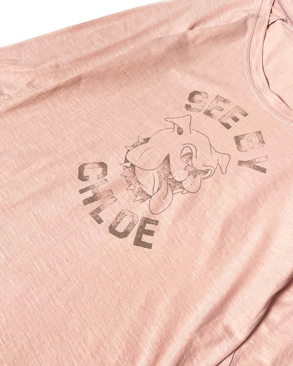 see by chloe 로고 7부 티셔츠 상품이미지5