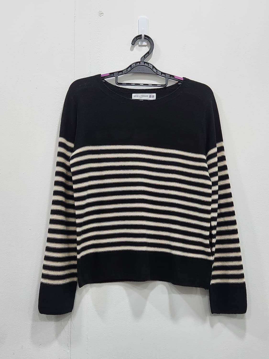 [S] 유니클로 이네스 콜라보 스트라이프 니트 여성 S사이즈 상품이미지1