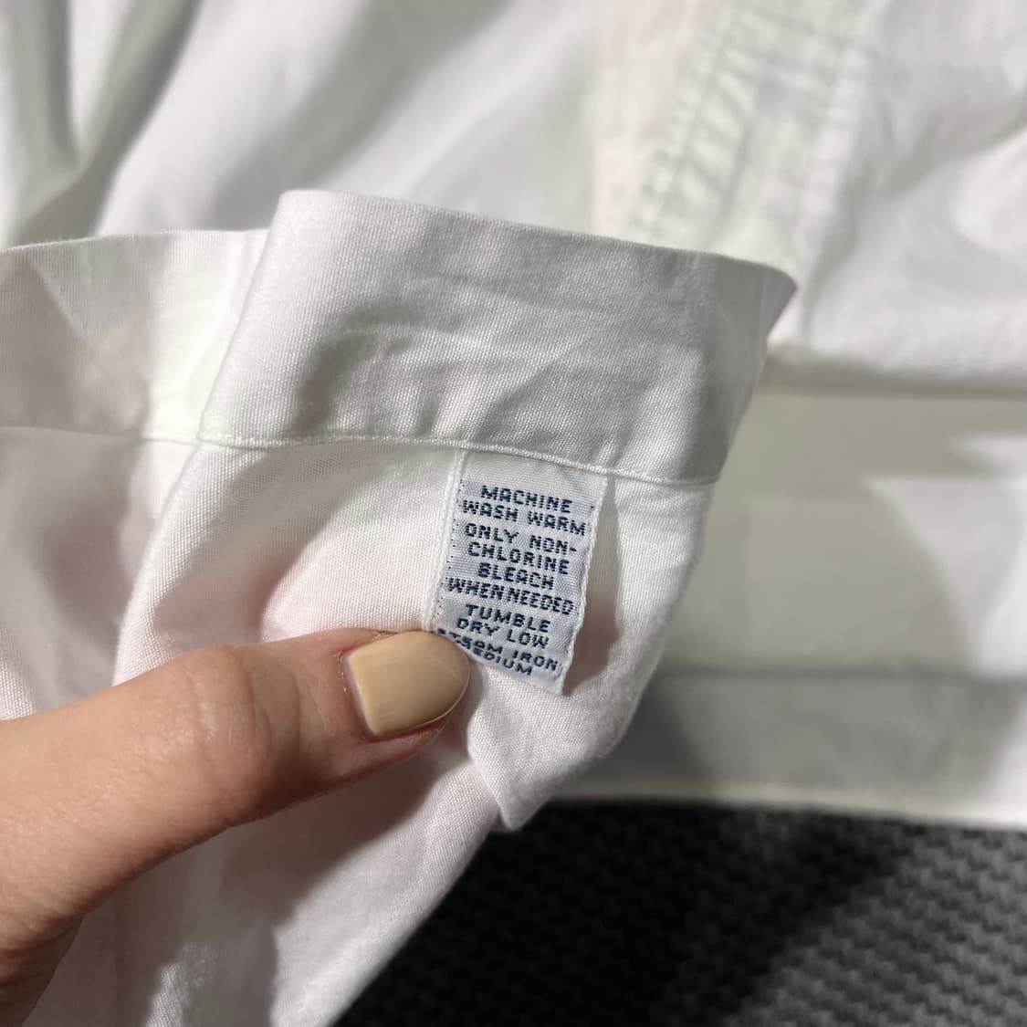 폴로 화이트셔츠 (XL) 상품이미지6