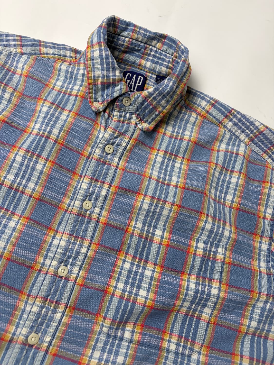 90s Gap Plaid Button Up Shirt 상품이미지5