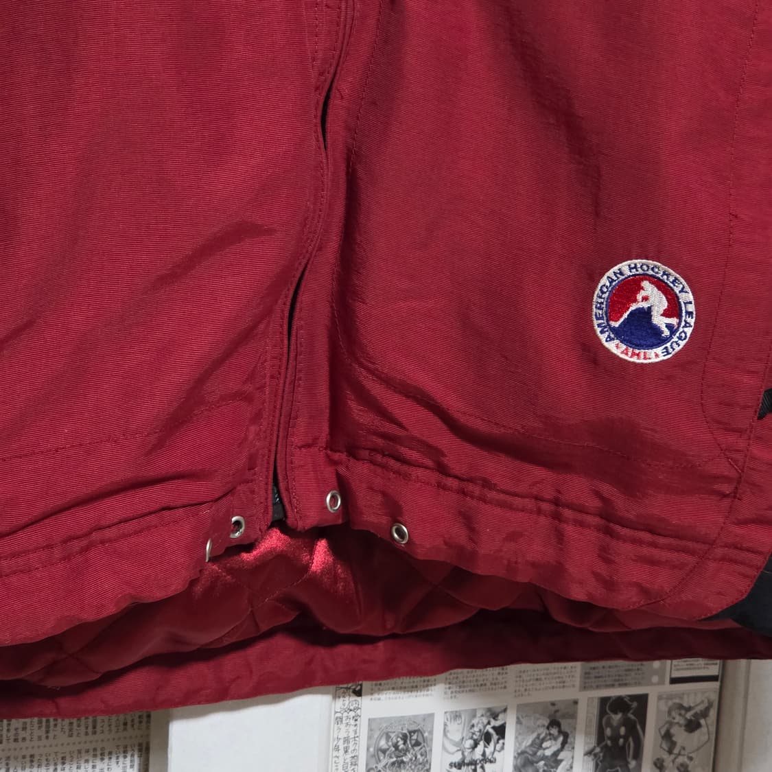 리복 허시 베어스 올드스쿨 기모 누빔 후드 점퍼 상품이미지4