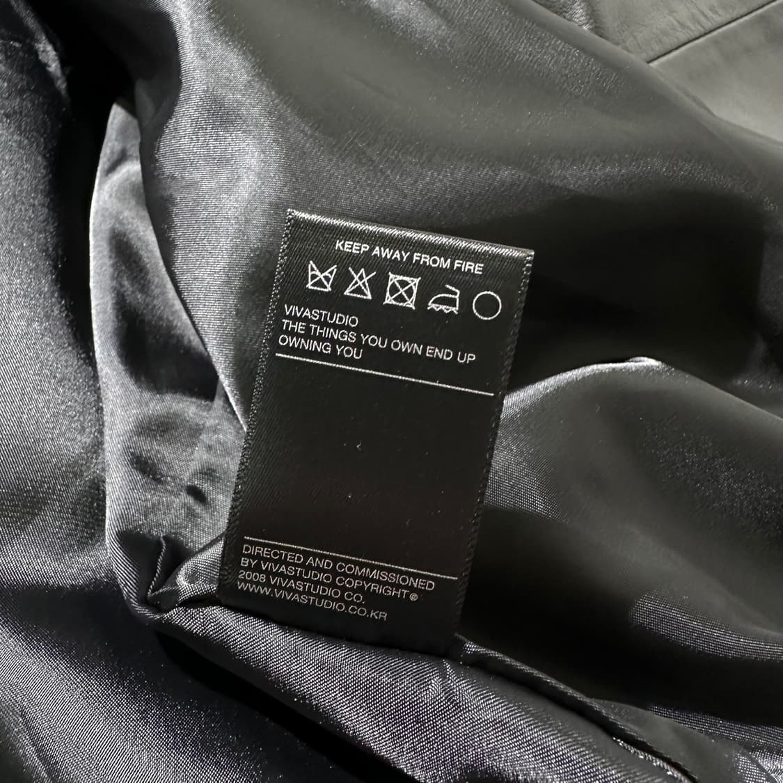 비바스튜디오 램스킨 양가죽 오버핏 라이더 자켓 상품이미지9