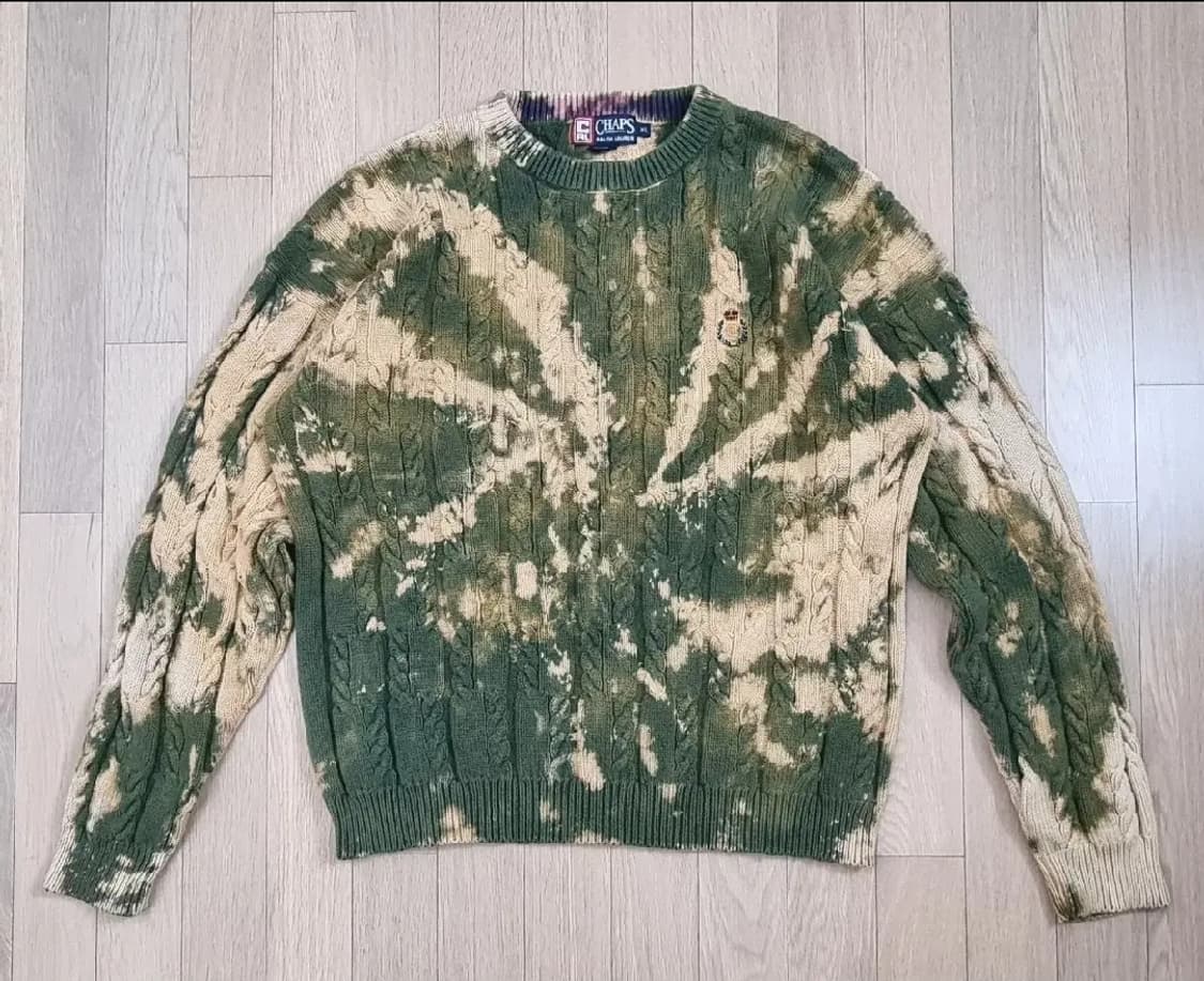 CHAMPS X RALPH LAUREN 타이다이 면 니트 XL _남성 상품이미지1