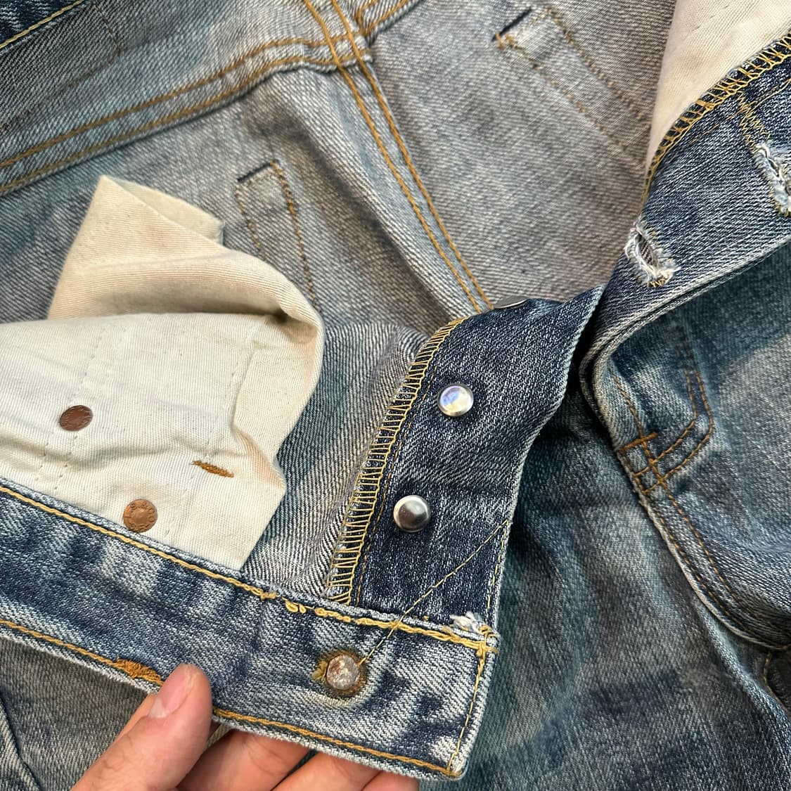 90s USA LVC 리바이스 501-0657 데님 팬츠 상품이미지5