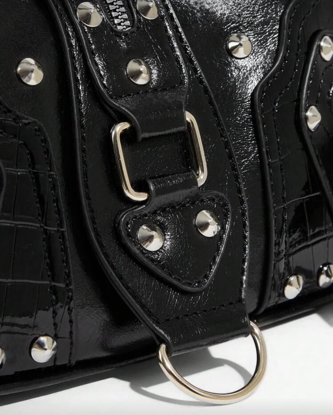 스터드 가방 블랙  상품이미지5