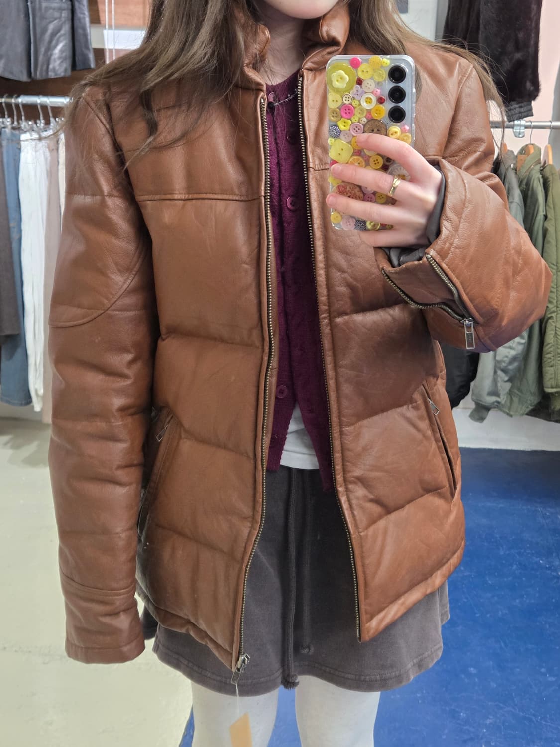 인디언 모터싸이클 레더 패딩 상품이미지1